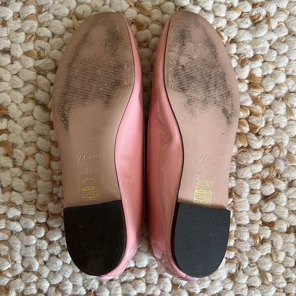 J.Crew Zoe Ballet Flats in Pink Patent Leather - Picture 2 of 4